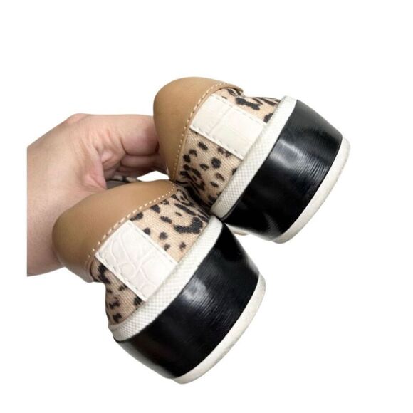 Dolce Vita Sneakers‎ Size 7 Leopard Print Fabric Upper Slip On Shoes - Picture 6 of 8